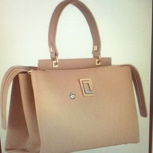 LUANA Italy DOUBLE ZIP SATCHEL- NEW IN PACKAGE